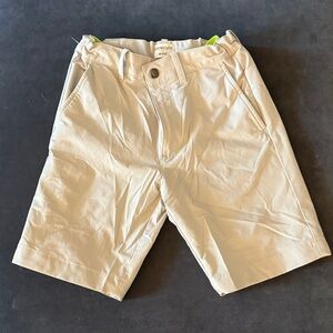 J. Crew Boys Active Tan Flat Front Shorts